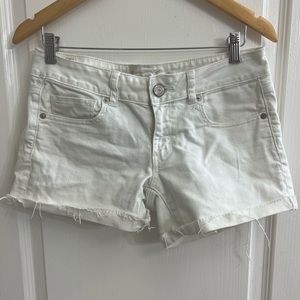White American Eagle Jean Shorts